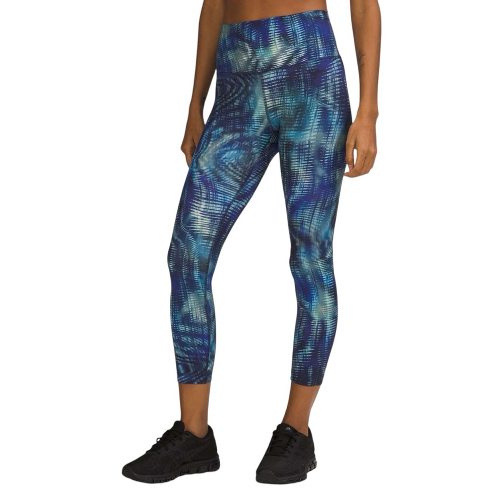 Lululemon Wunder Train High Rise Foil Leggings 10